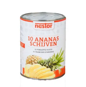 Nestor Ananasschijven 0.75 ltr (6x 10 stuks)