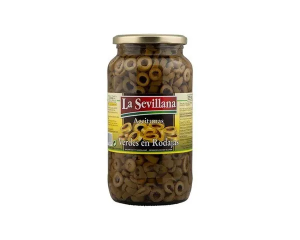 La Sevillana Groene Olijven Gesneden (935ml)