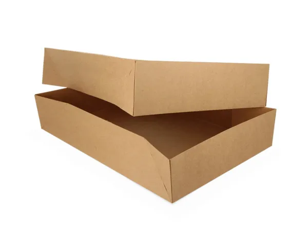 Cateringdoos Bio Kraft met Venster 56x32x8cm (10 stuks)