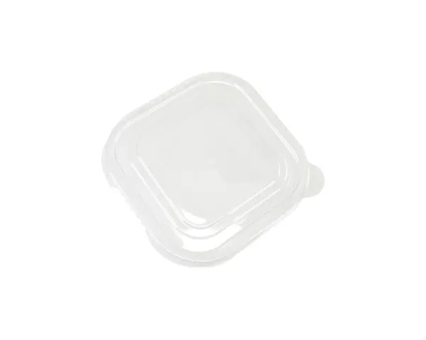 Deksel Vierkant PET voor Saladebak 170 x 170 mm