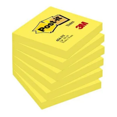 Post-it Notes Ft 76 x 76 mm, Neongeel (100 vel)