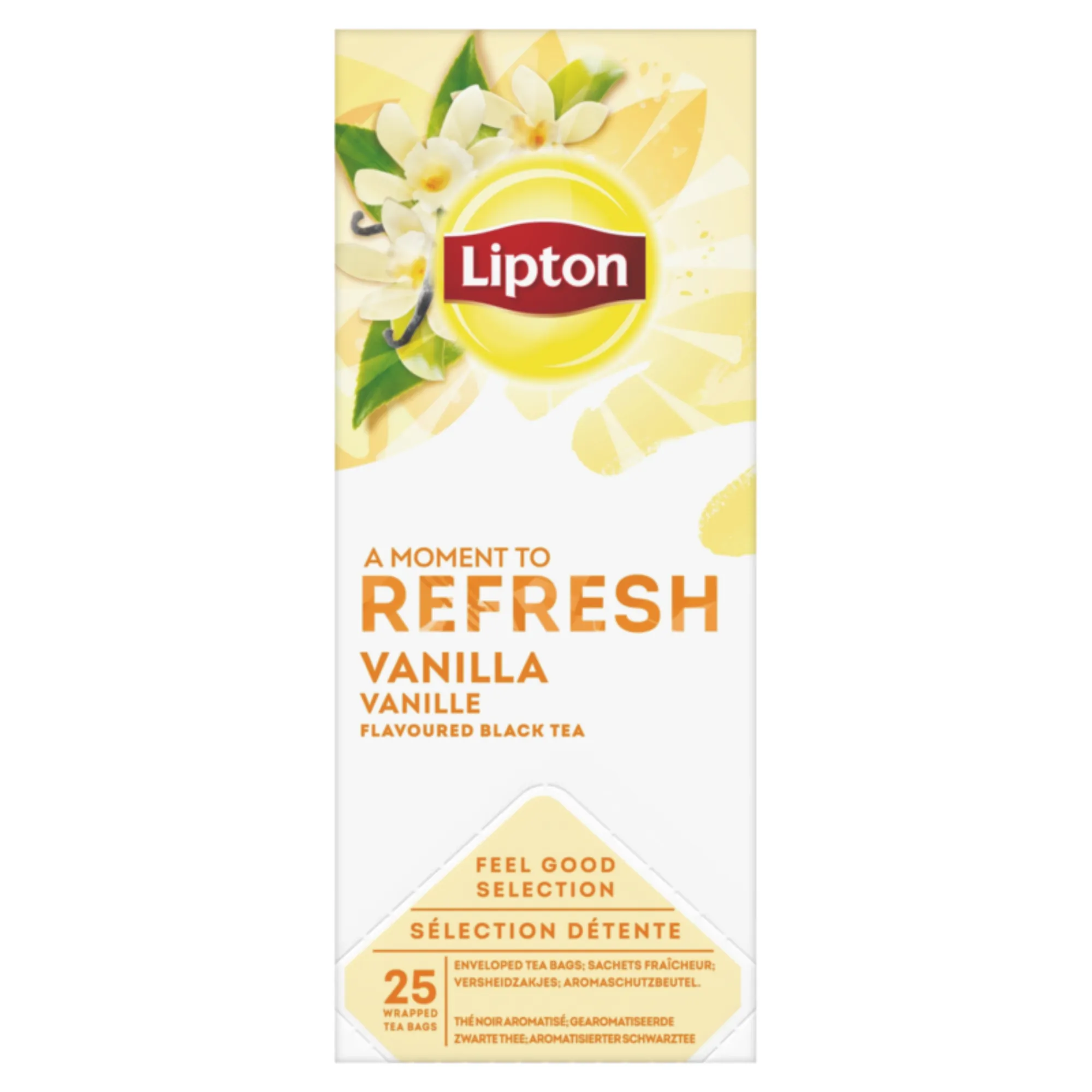 Lipton Feel Good Selection Thee Vanille 1,6gr (6x 25 stuks)