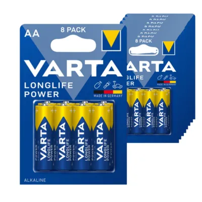 Varta AA Longlife Power Batterijen LR6 (10x 8 stuks)