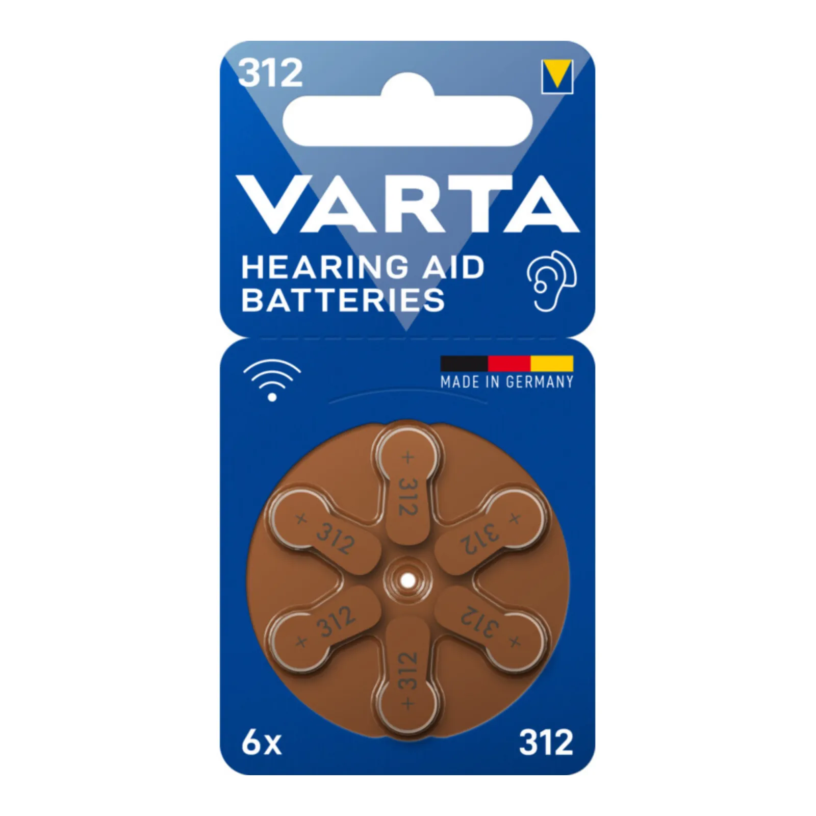 Varta Hoortoestelbatterijen 312 (10x 6 stuks)