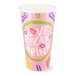 Milkshake Cup Cardboard 90mm (25x 500cc)