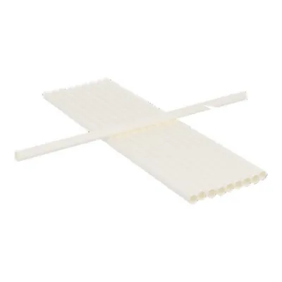 Papieren Rietjes Wit (230 x 8mm)