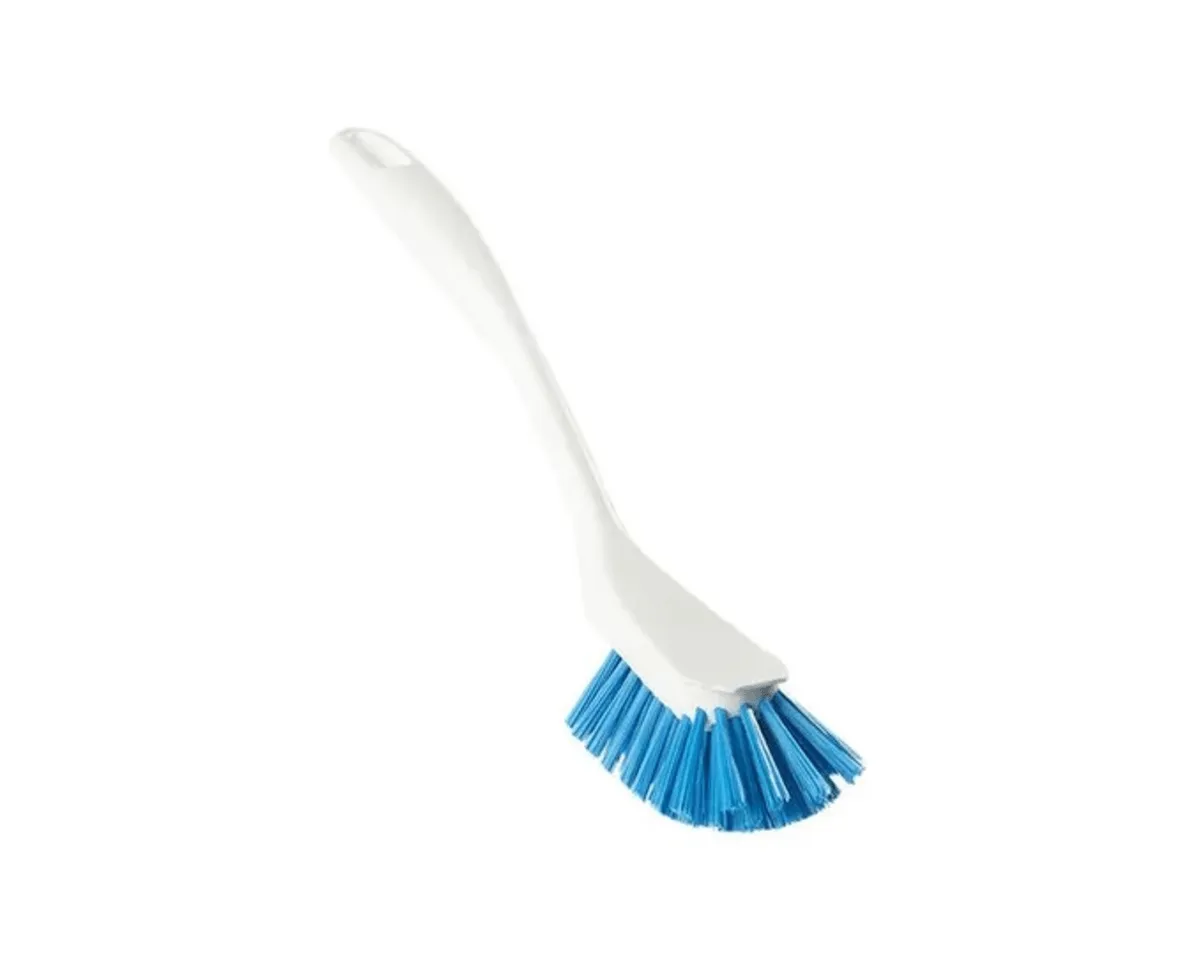 Vikan Afwasborstel Design Medium wit/blauw