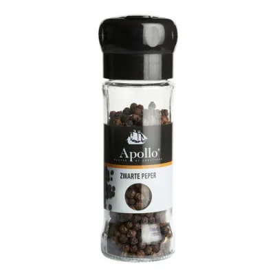 Apollo Zwarte Peper Heel Strooimolen (6x 45gr)