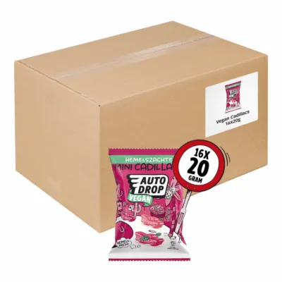Autodrop Cadillacs zakjes Vegan (16x 20gr)