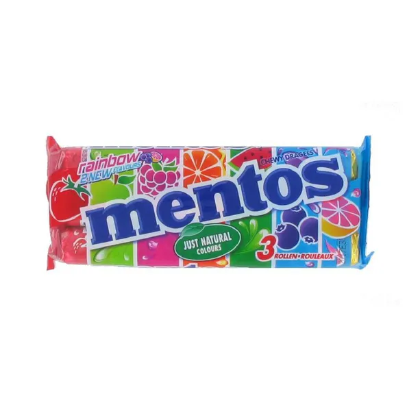 Mentos rainbow 3×37,5gr. a25