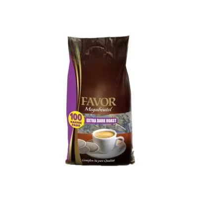 Favor Extra Dark Roast pads megabeutel 100 stuks