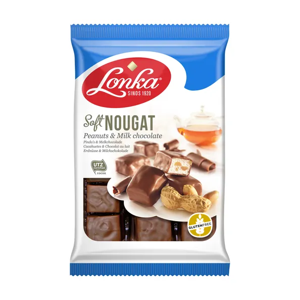 Lonka nougat milk peanut 160 gram