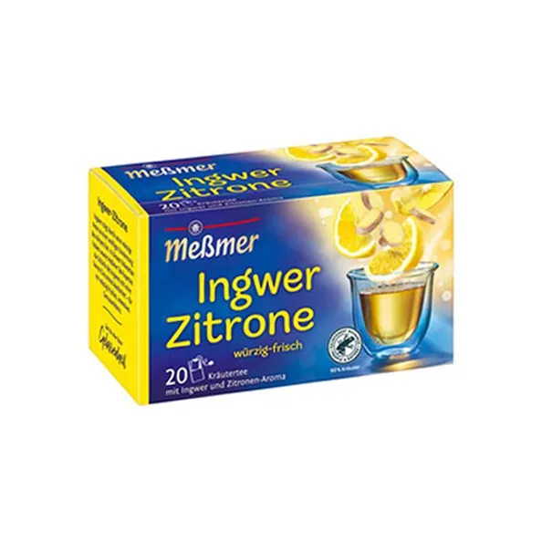 Messmer ingwer zitrone 20×2.00gr a10