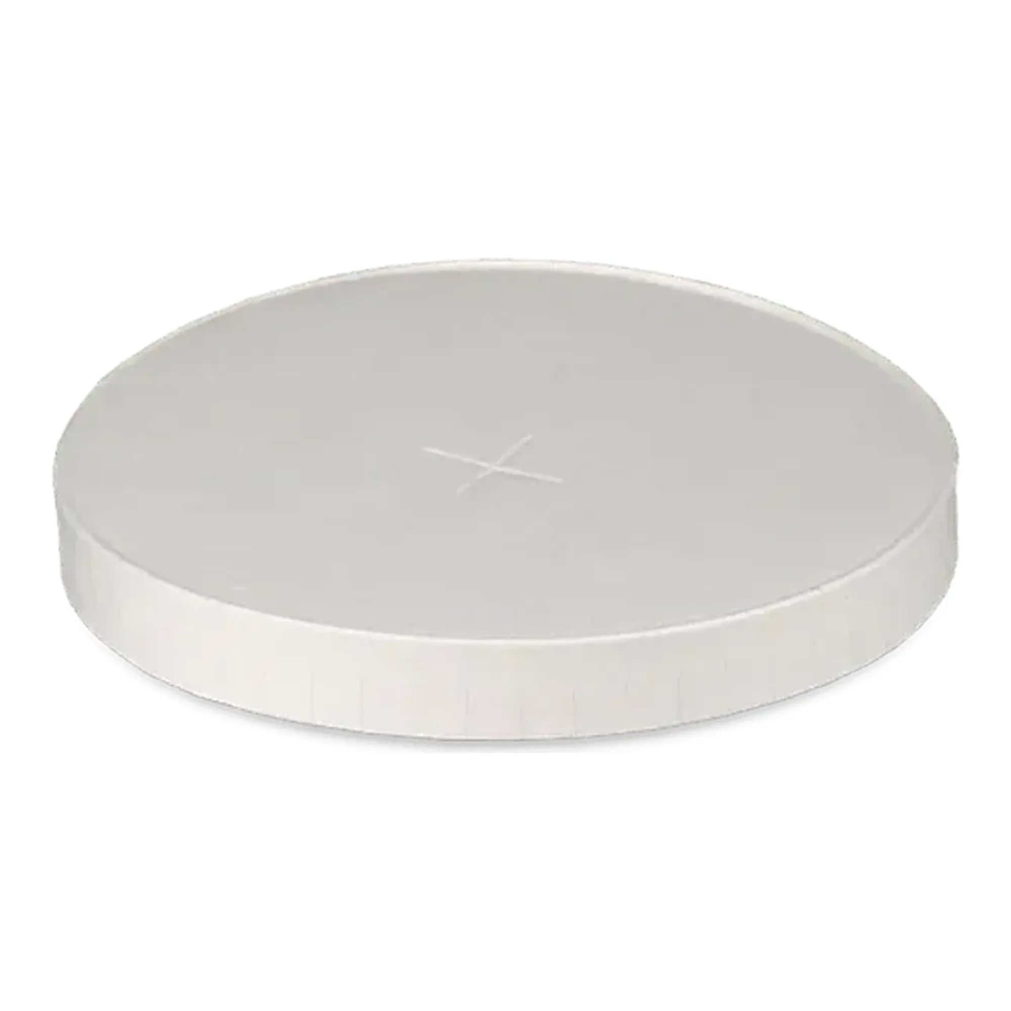 Deksel milkshakebeker plat met kruis 90 mm karton (50 stuks)