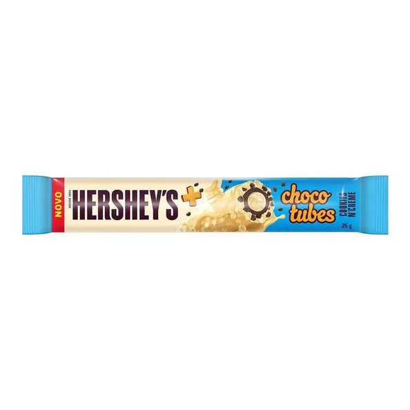 Hershey’s choco tubes cookies & cream 25 gr