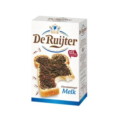 De Ruijter choco hagel melk 390 gram
