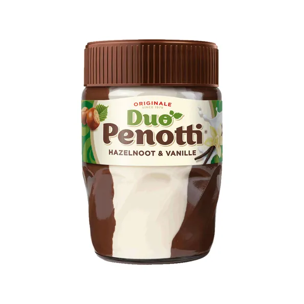 Duo Penotti hazelnoot en vanille 800 gr