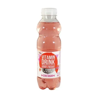 FNK Pro Vitamin Drink framboos-granaatappel Zero 0,50LKoolzuurvrije drank met framboos- en granaatappelsmaak met toegevoegde vitaminen. Zonder toegevoegde suikers.