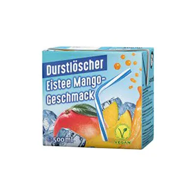 Durstloscher eistee mango 0.5ltr. a12