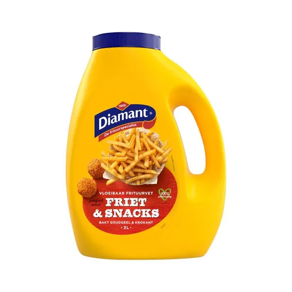 Diamant vloeibaar frituurvet friet & snacks 3 liter