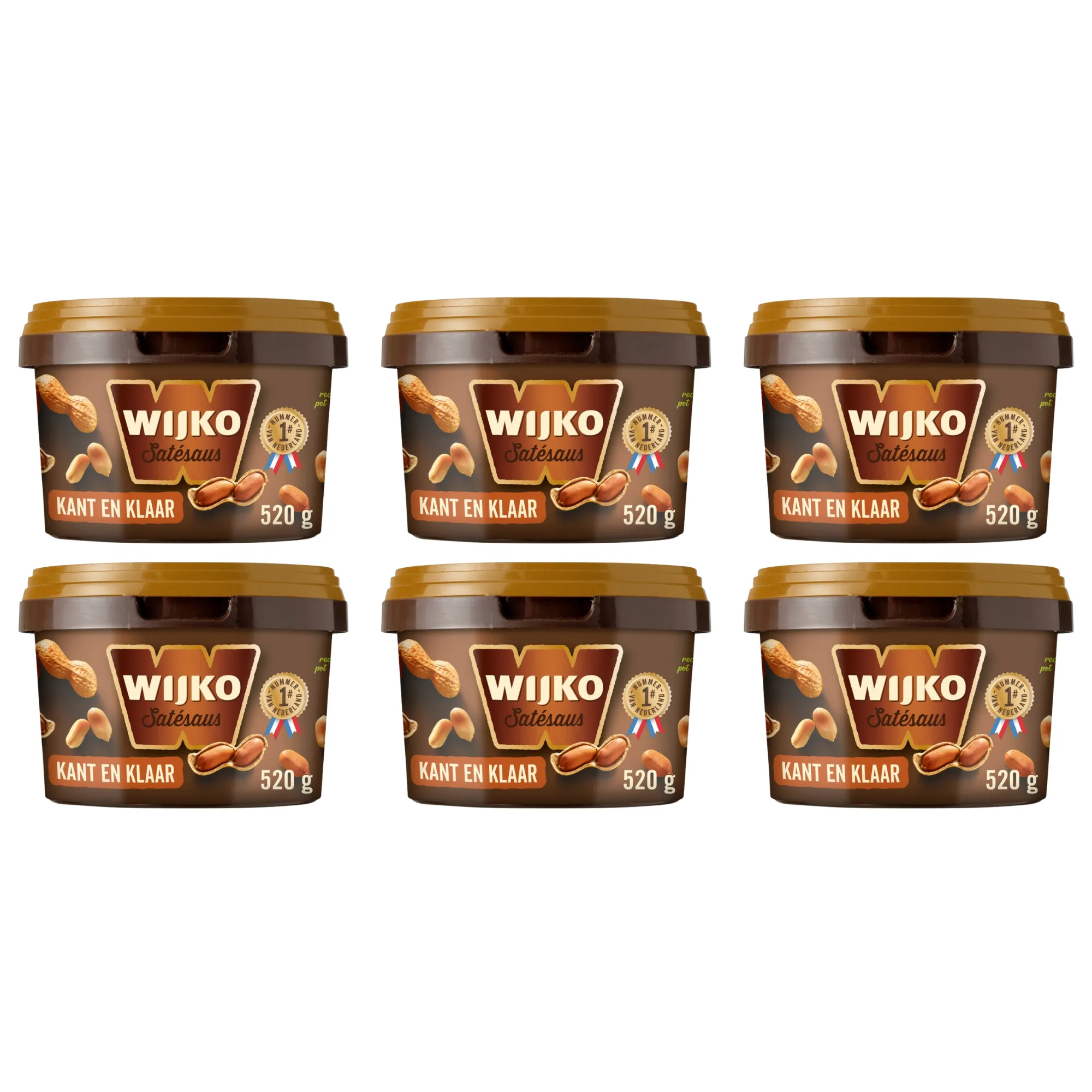 Wijko satesaus kant en klaar (6x 520gr)