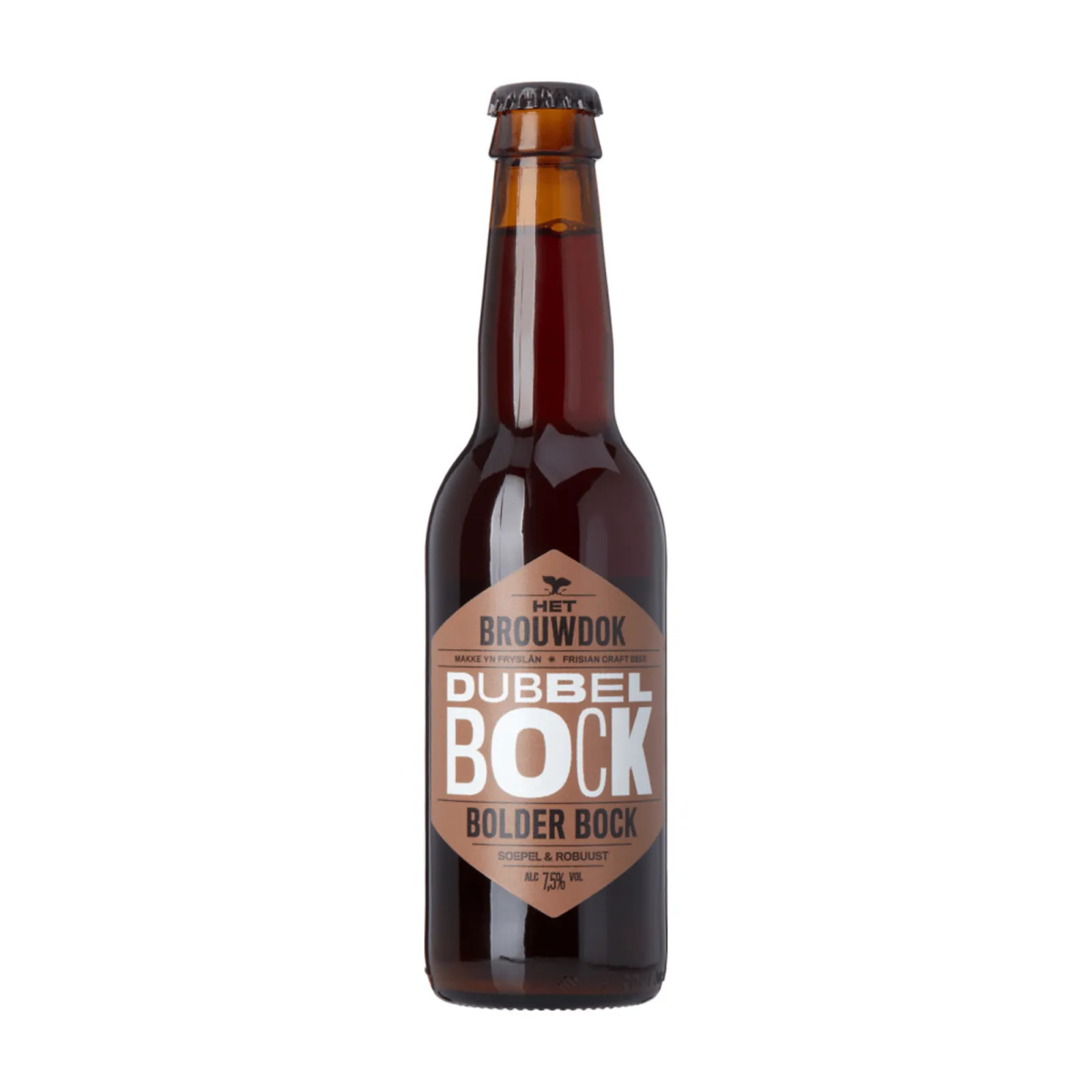 Het Brouwdok Bolderbock Dubbel Bock Fles (12x 33cl) - Afbeelding 2