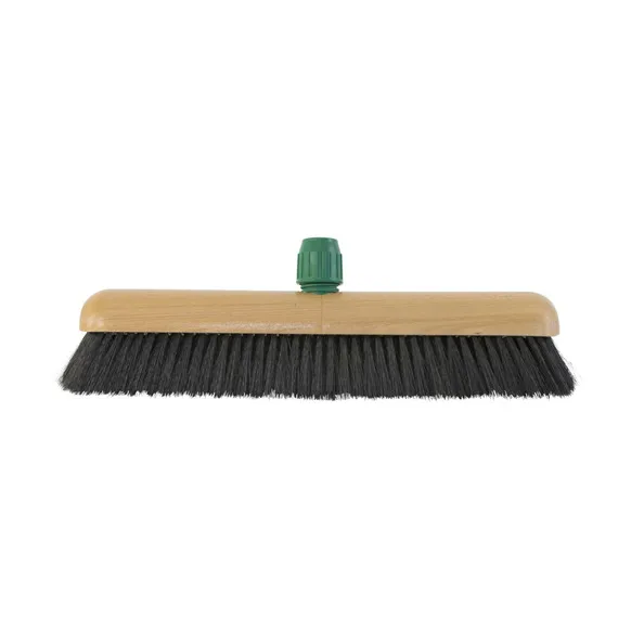 Zaalbezem gemengd haar met steelhouder 50 cm.