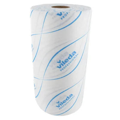 Vileda r-MicronSolo Roll Wit-Blauw (180 vellen)