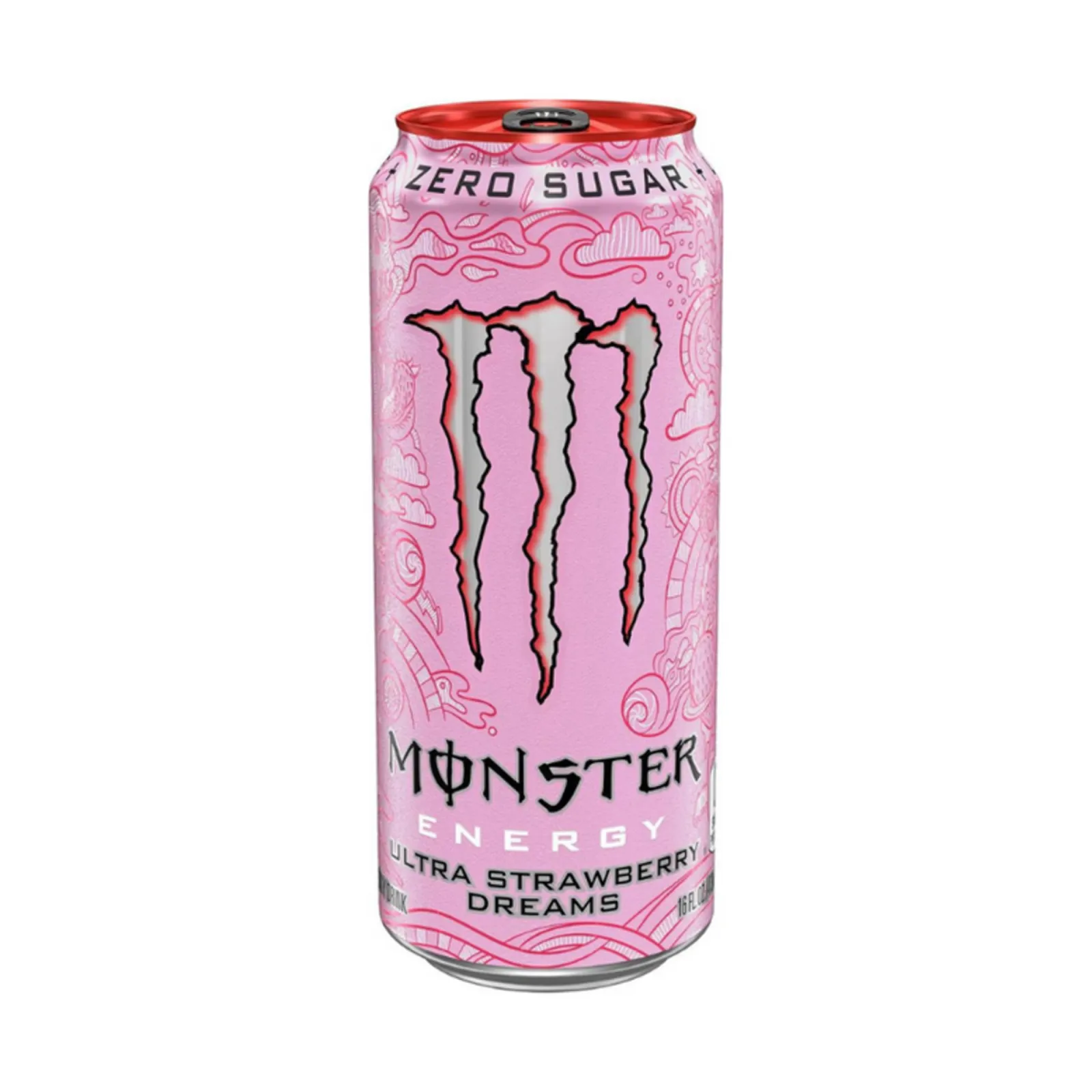 Monster Energy Ultra Strawberry Dreams Zero Sugar blik (12x 500ml)