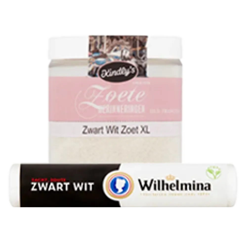 Zwart wit snoep