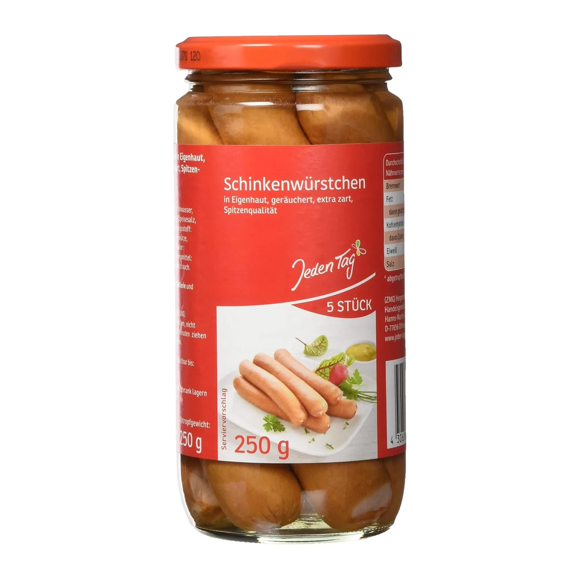 Jeden Tag bockworsten (12x 5x50gr)