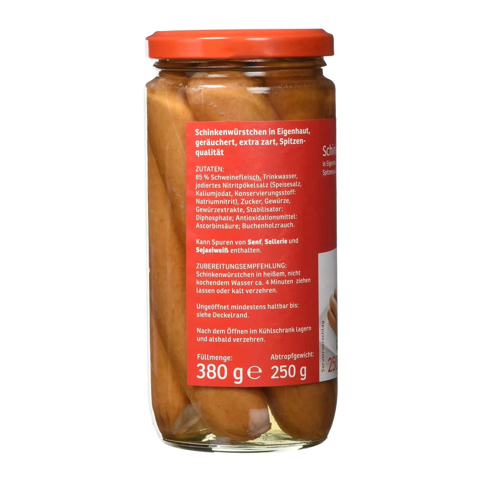 Jeden Tag bockworsten (12x 5x50gr)
