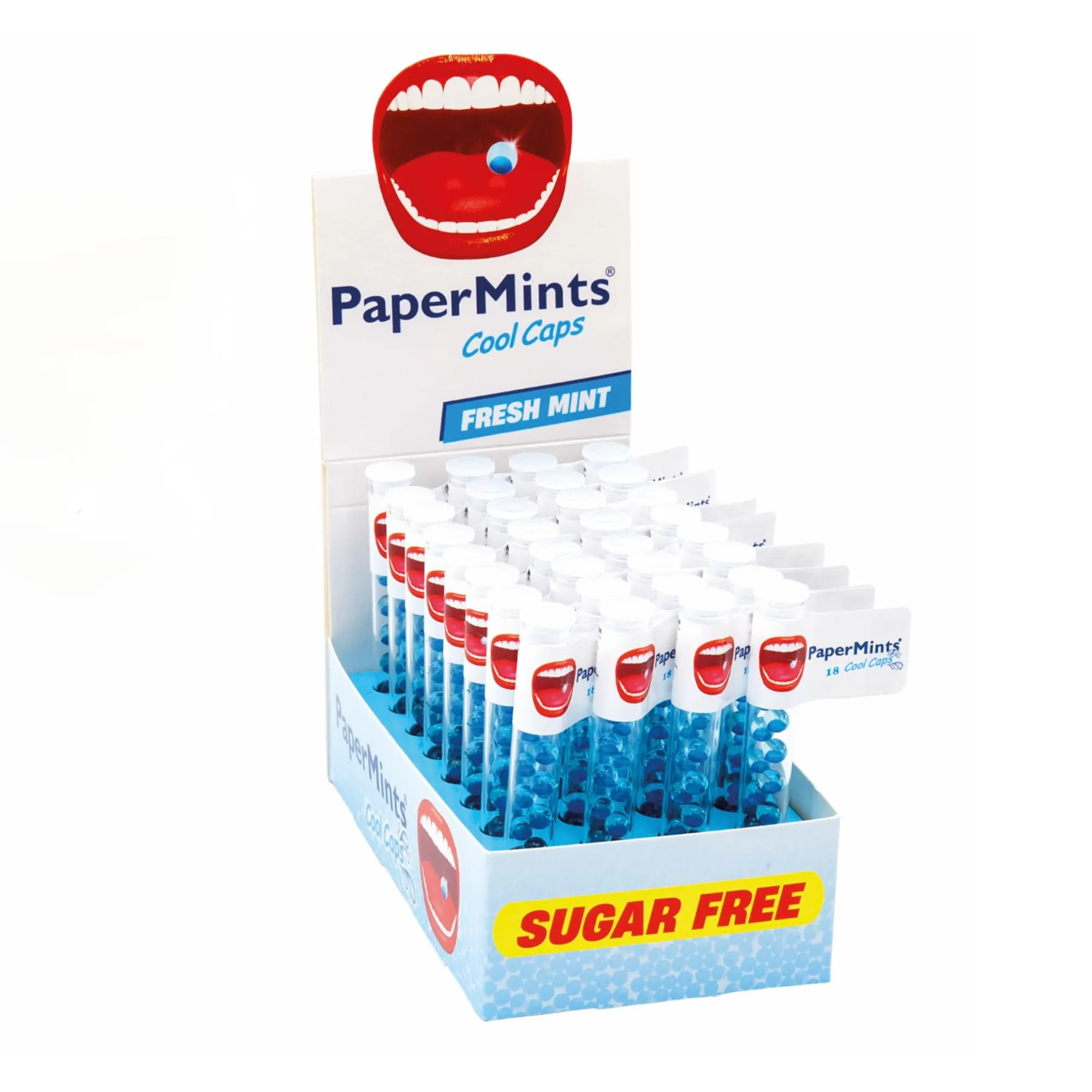 Papermints Cool Caps Fresh Mint (32x 18 stuks)