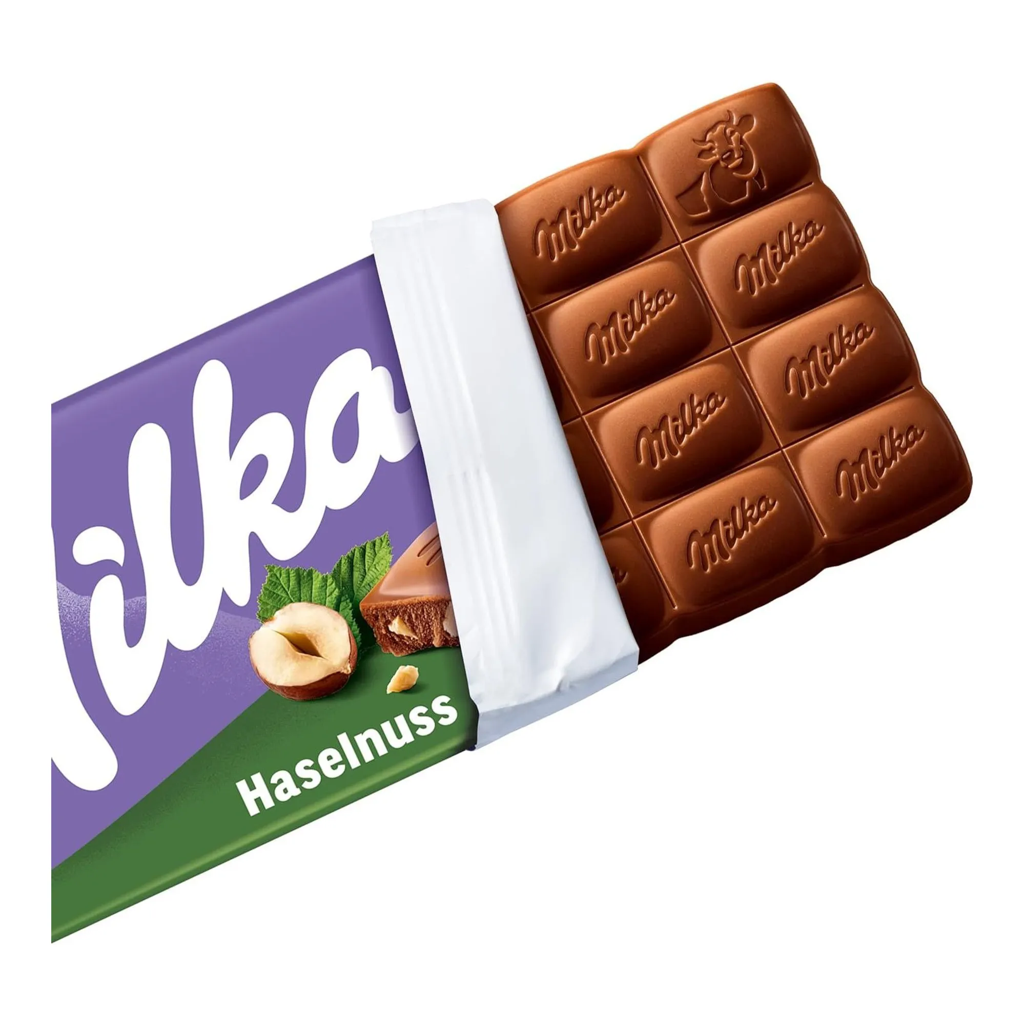 Milka Gebroken Noot Flowpack (24x 90gr)