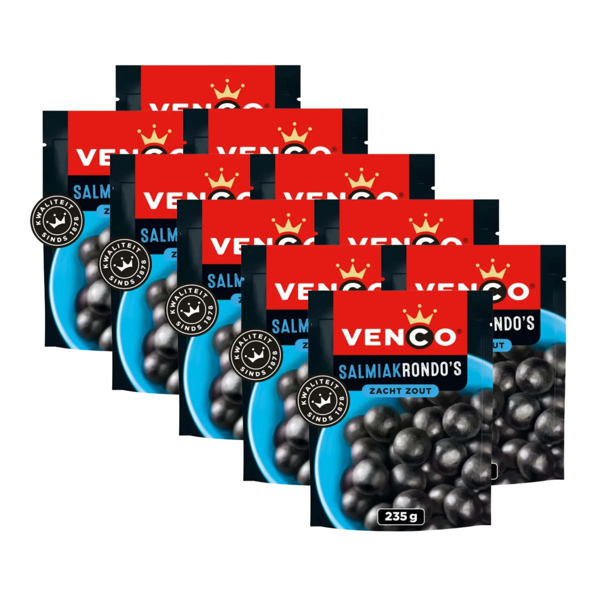 Venco Salmiak Rondo's stazak (10x 235gr)