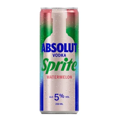 Absolut Vodka & Sprite Watermelon blik (12x 250ml)