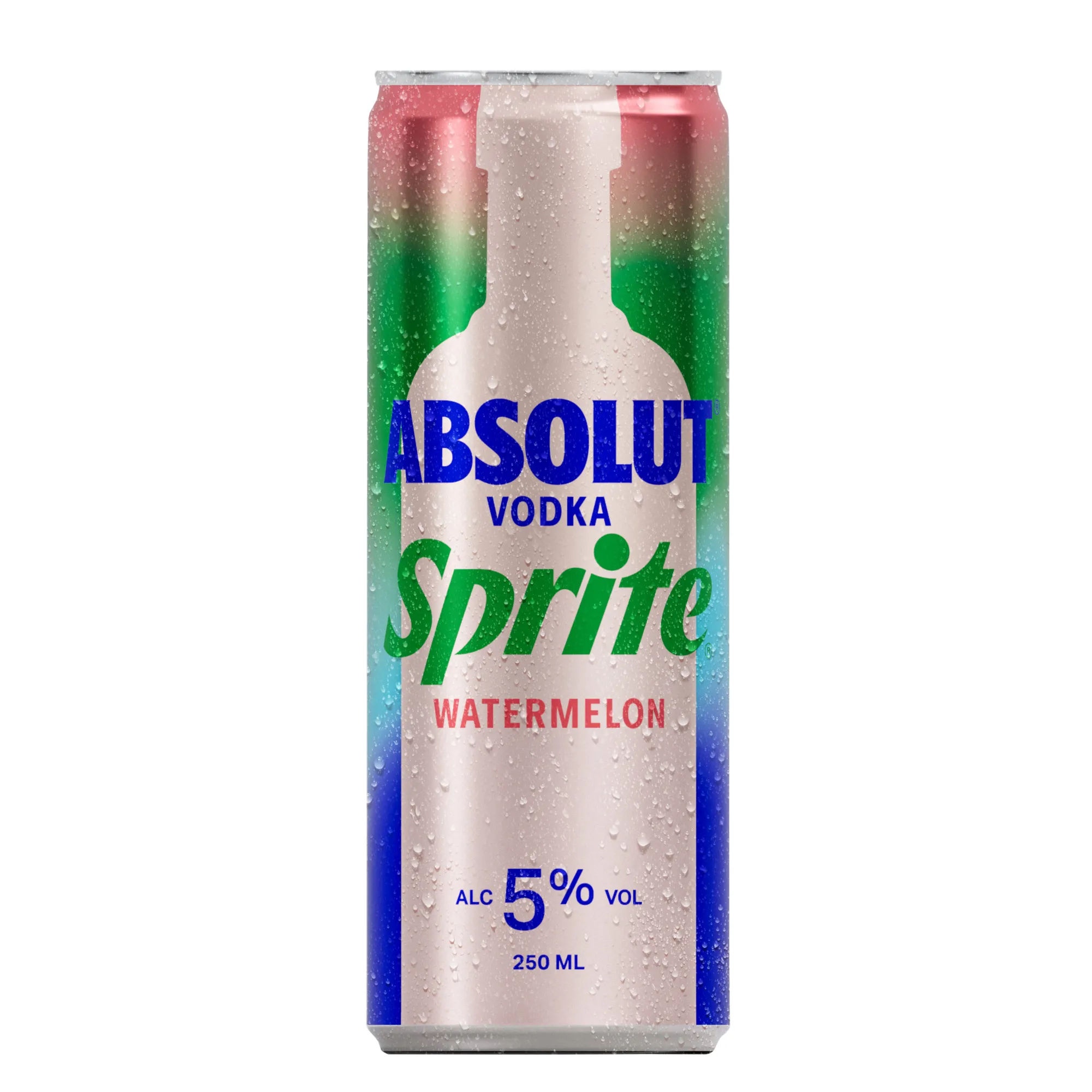 Absolut Vodka & Sprite Watermelon blik (12x 250ml)