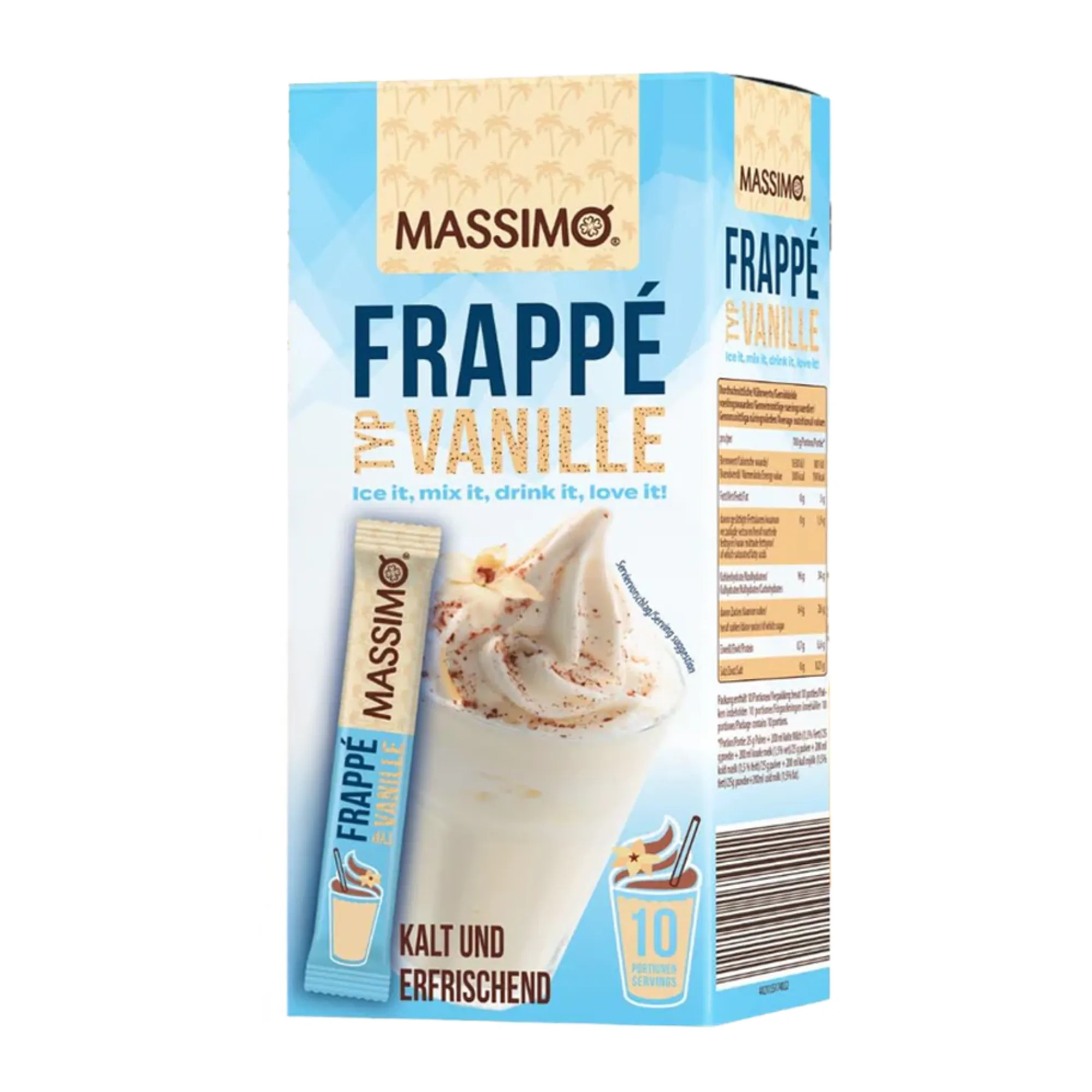 Massimo Frappe Vanille (16x 250gr)
