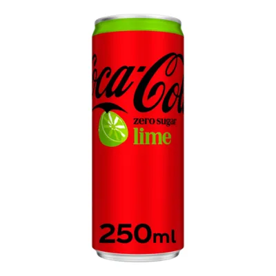 Coca Cola Zero Sugar Lime blik (12x 250 ml)