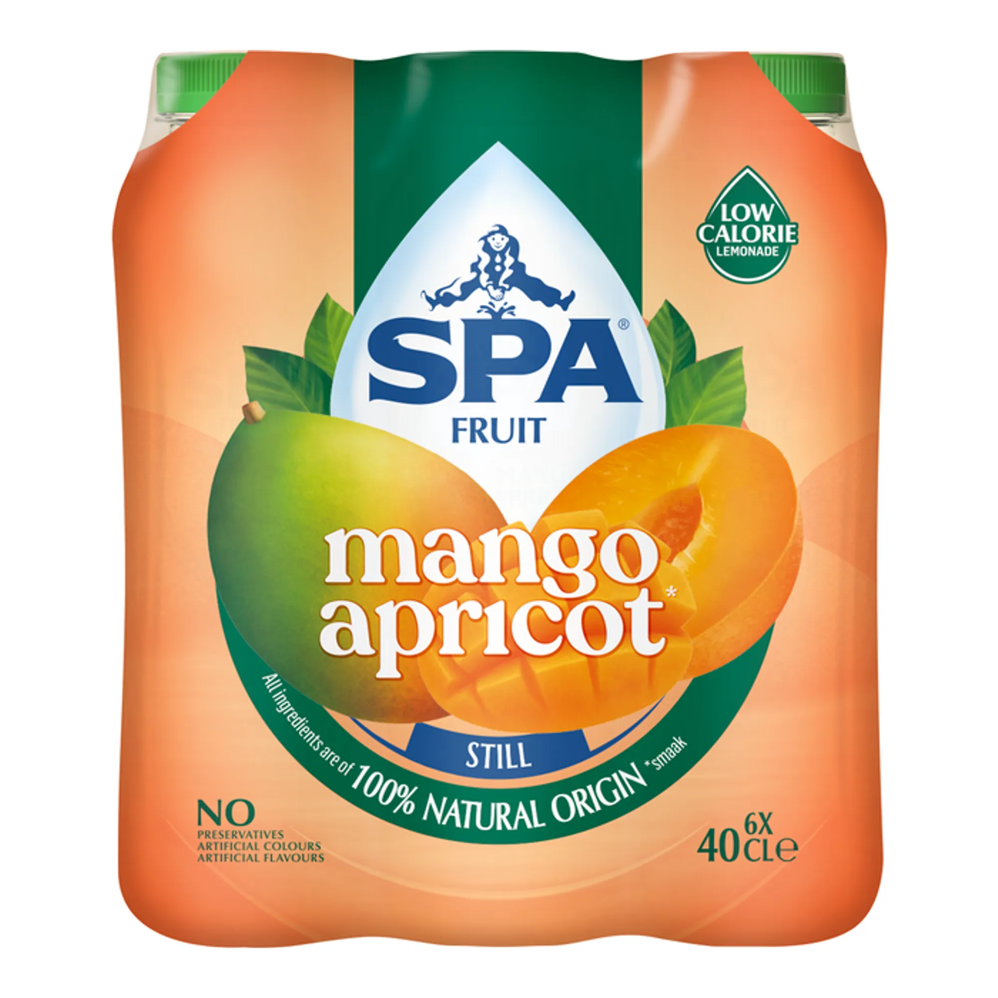 Spa Fruit Still Mango Apricot PET (6x 400ml)