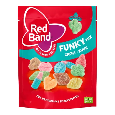 Red Band Snoepmix Funky zak (10x 215gr)