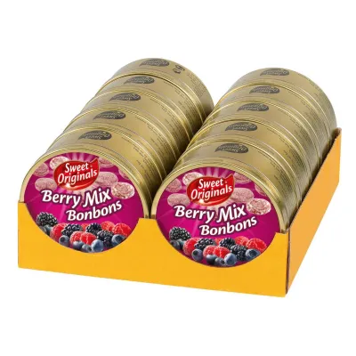 Sweet Originals Berry Mix Bonbons blikje (10x 200gr)