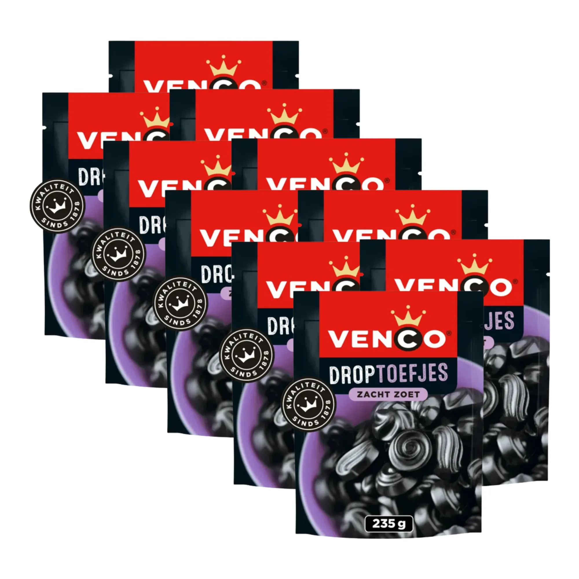 Venco Droptoefjes zak (10x 235gr)