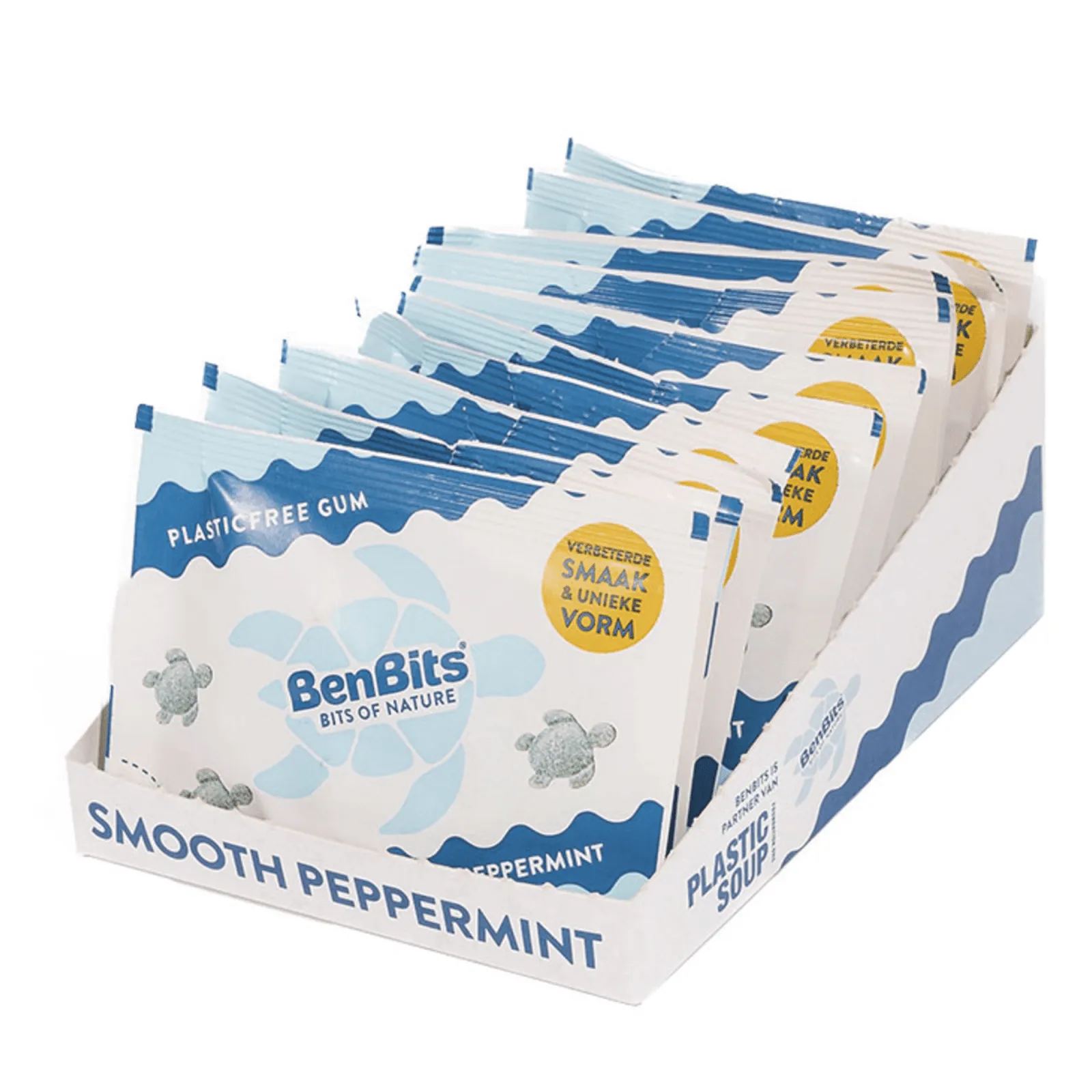 BenBits Kauwgom Peppermint Doosje (20x 18g)