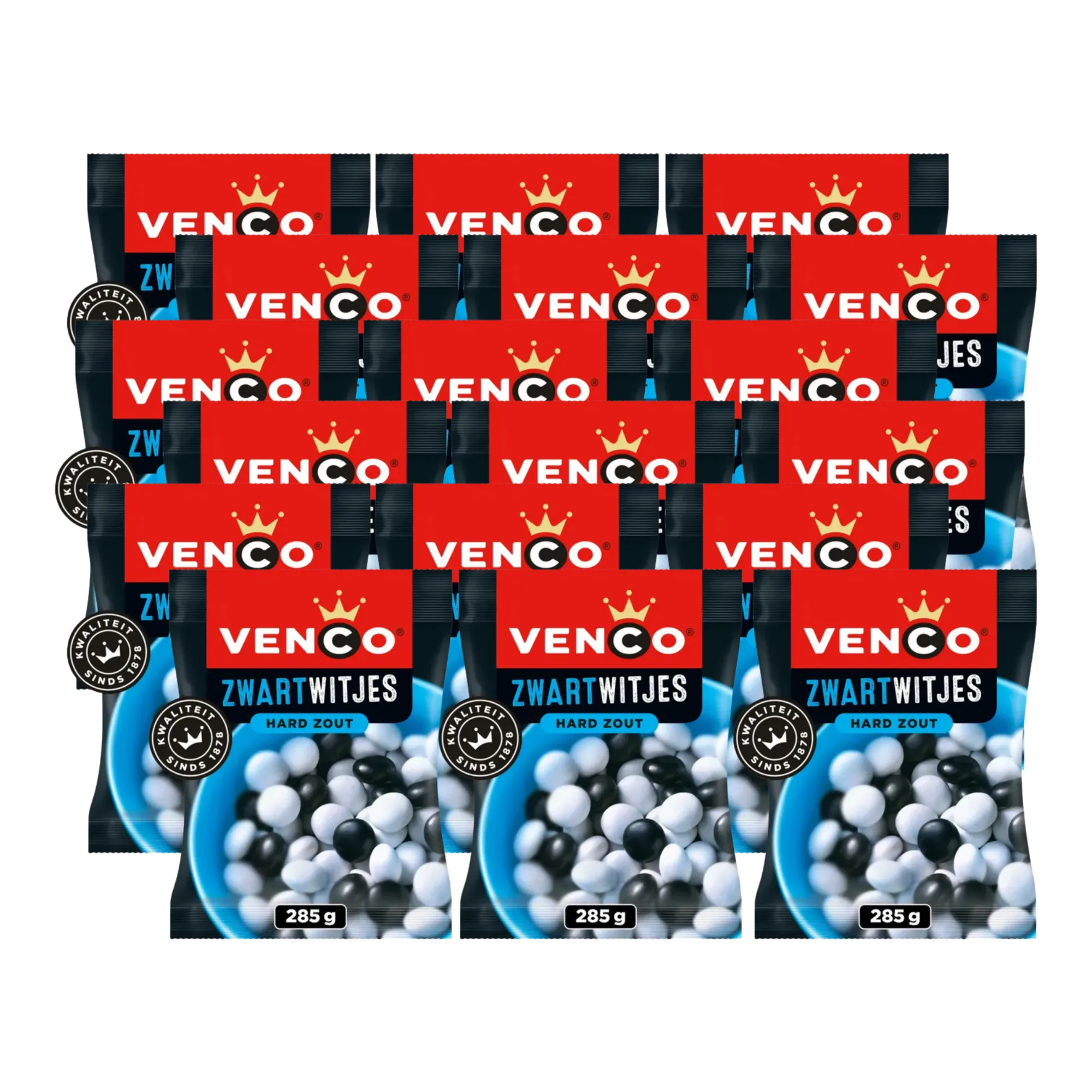 Venco Zwartwitjes (18x 285gr)