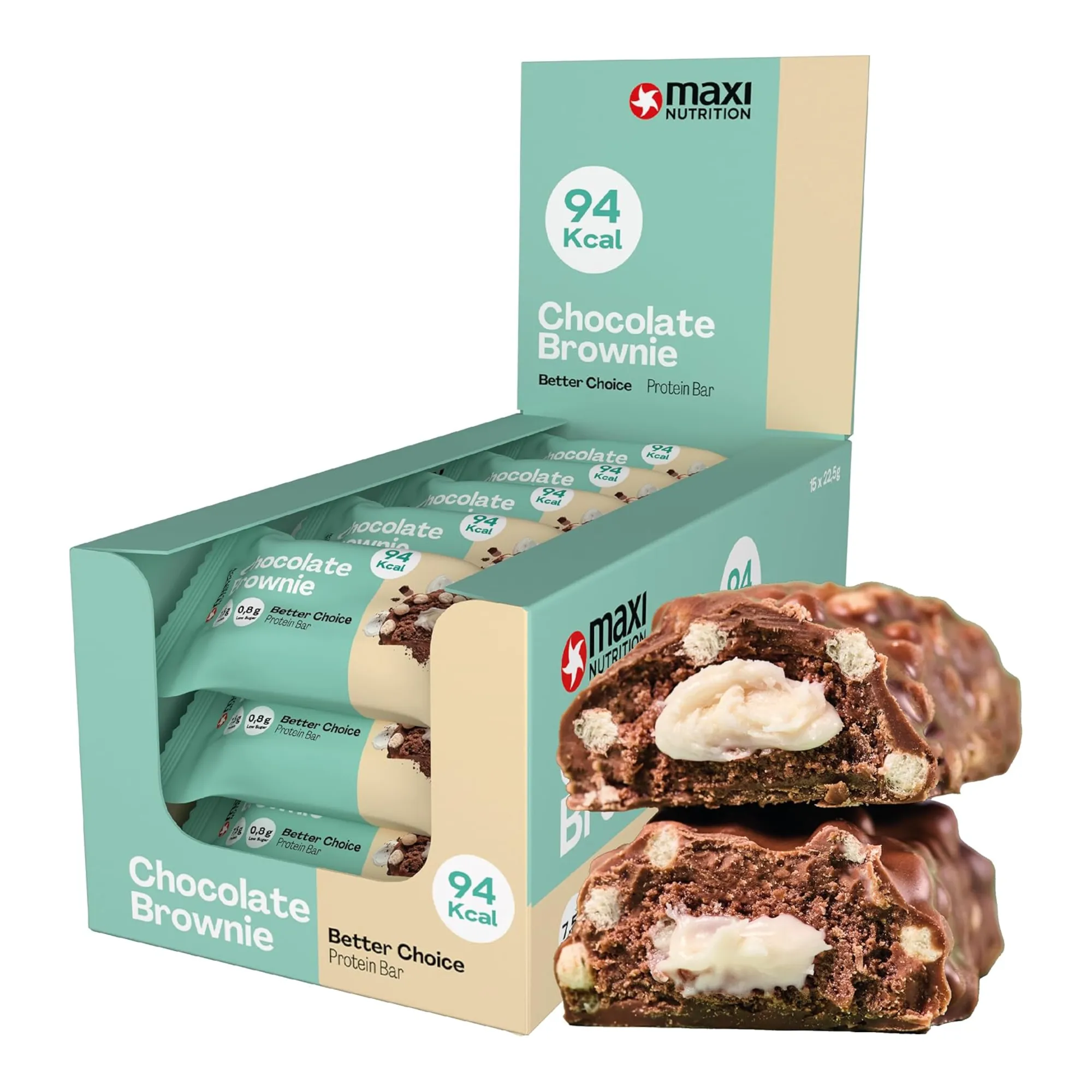 MaxiNutrition Better Choice Bar Chocolate Brownie (15x 22,5g)