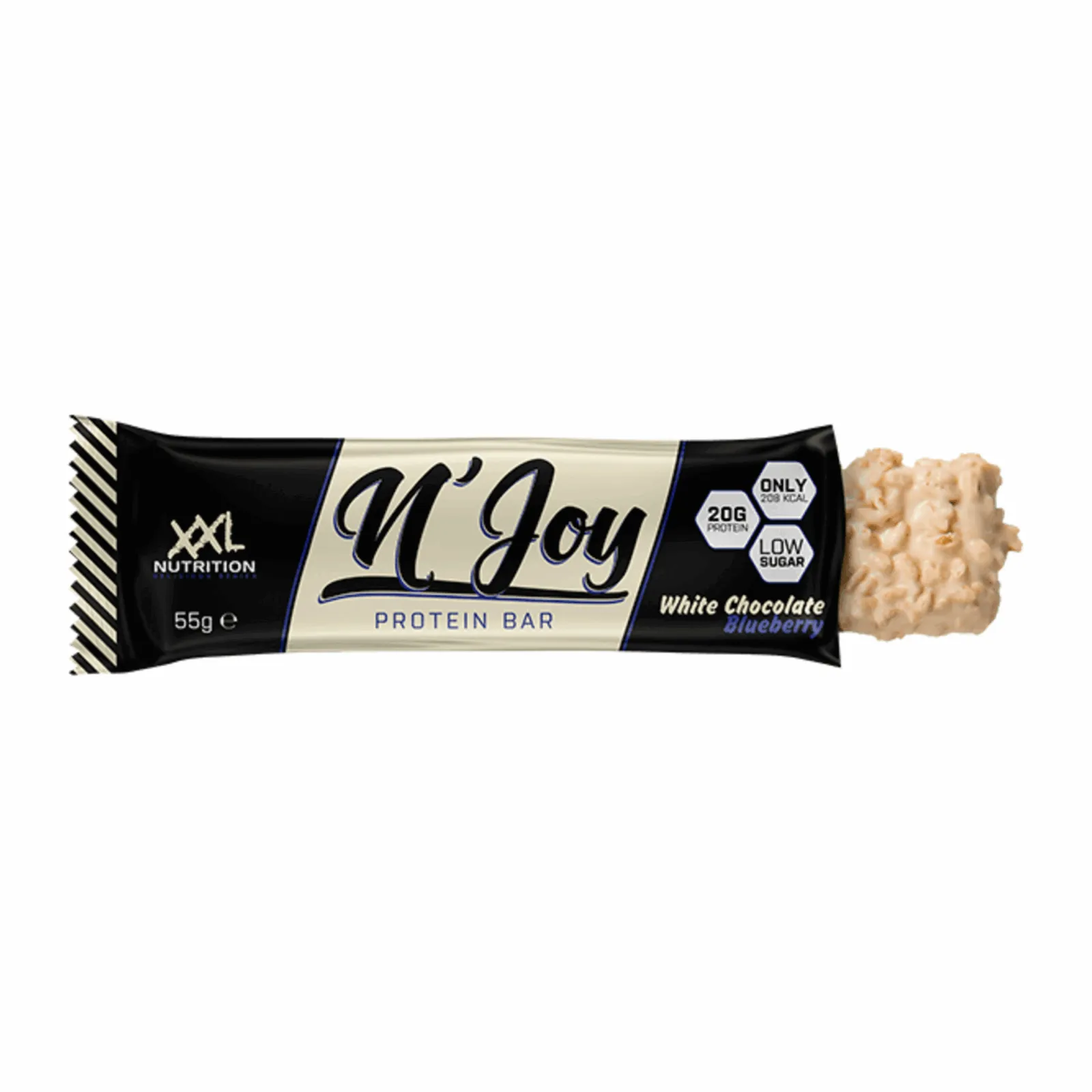 XXL Nutrition N'Joy Protein Bar White Chocolate Blueberry (15x 55g) - Afbeelding 2