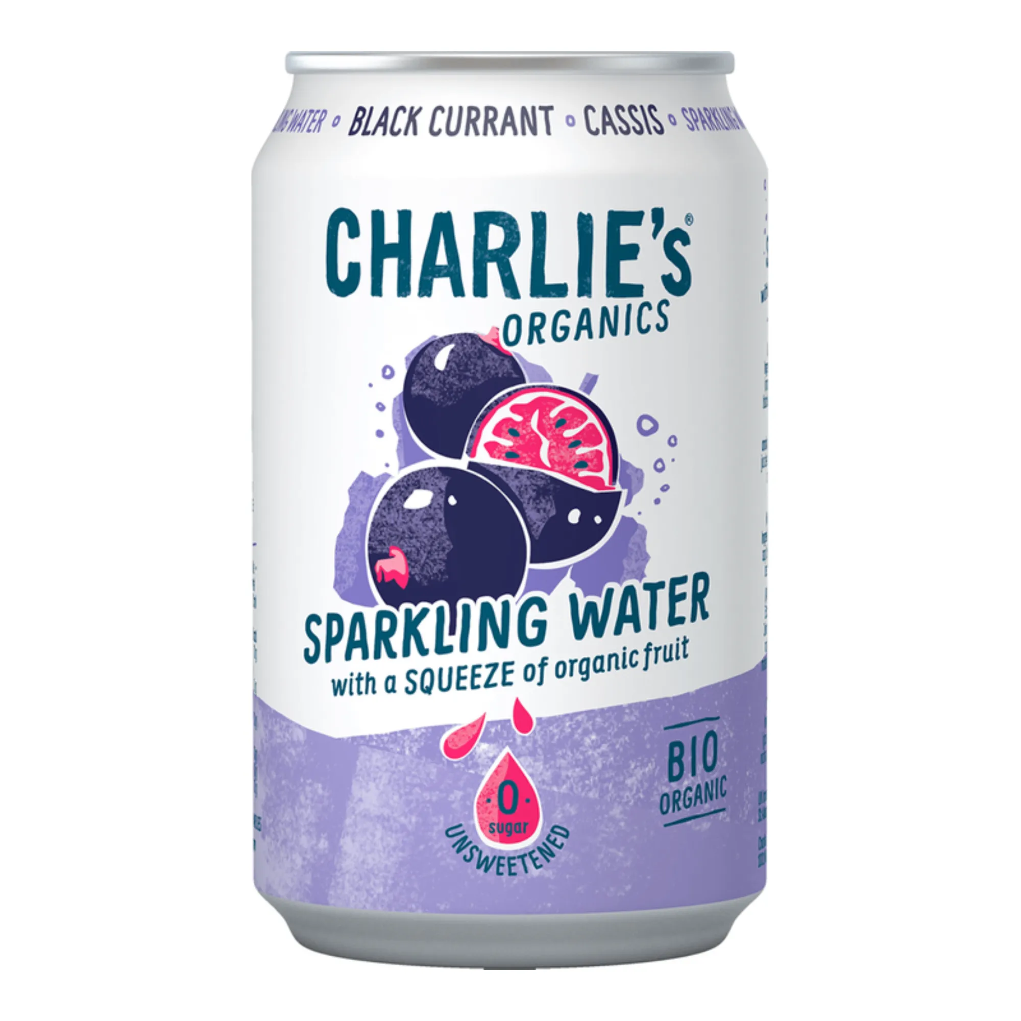 Charlie’s Organic Sparkling Cassis Bio (12x33cl)