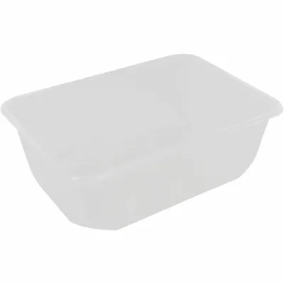 Kilobak 1000ml. PP wit 186x133x63mm (50 stuks)
