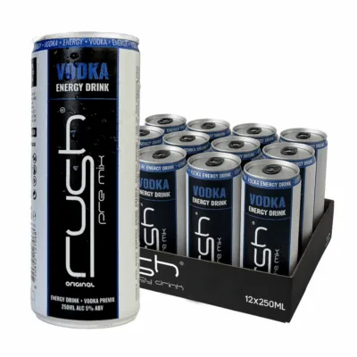 Rush Vodka Energy Drink blik (12x 250ml)